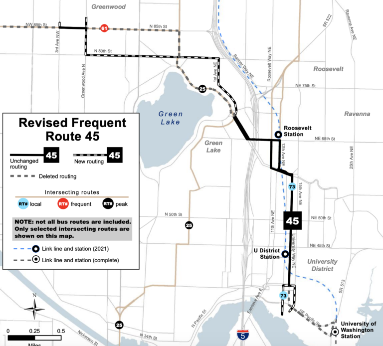 Changes proposed for Route 45 serving Loyal Heights – My Ballard