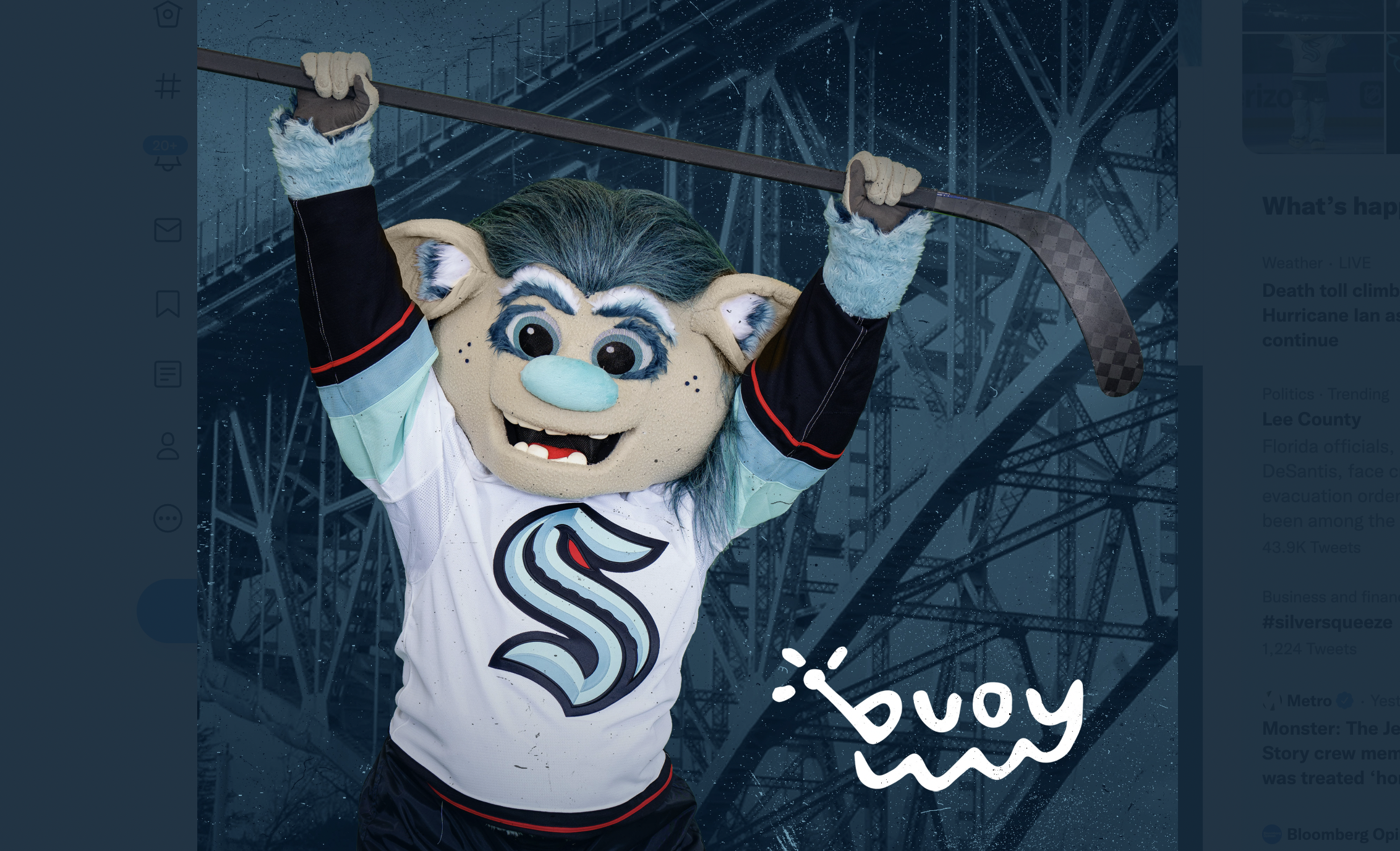 Seattle Kraken unveil new mascot which is not actually a sea